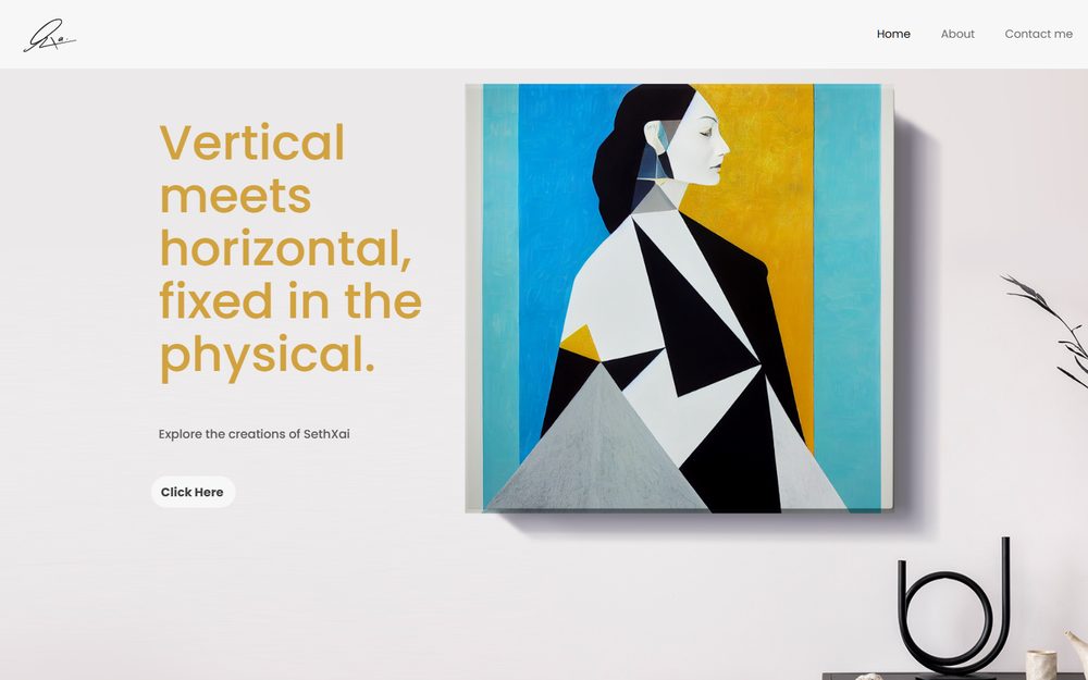 SethXai artwork website